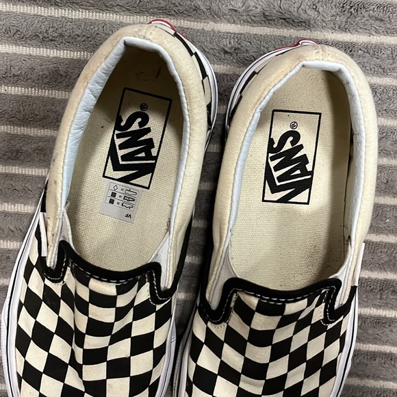 Womens classic checkers slip on Vans shoes/slides - Picture 4 of 5